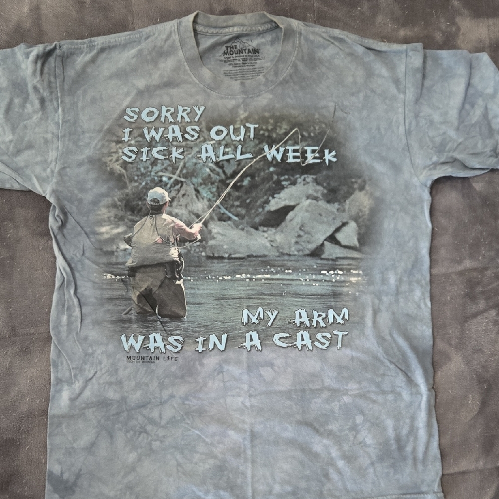 The Mountain Blue Graphic T-Shirt